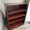 Mahogany 47" 4 Shelf Bookcase with Adjustable Shelves